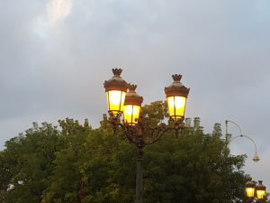 street lights still on